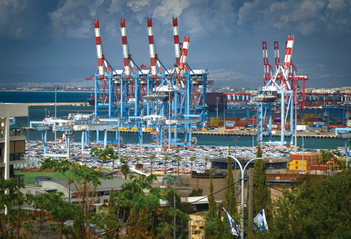 נמל חיפה  (צילום: שרון לייבל)