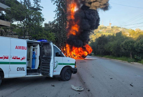 תקיפה בלבנון שמיוחסת לרחפן ישראלי (צילום: מתוך רשתות לפי סעיף 27 א על פי זכויות יוצרים)