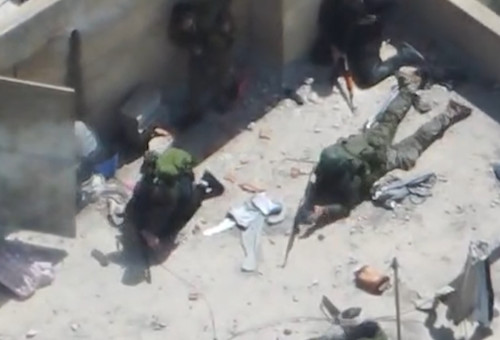 מחבלי החיזבאללה רגע לפני חיסולם  (צילום: דובר צהל)