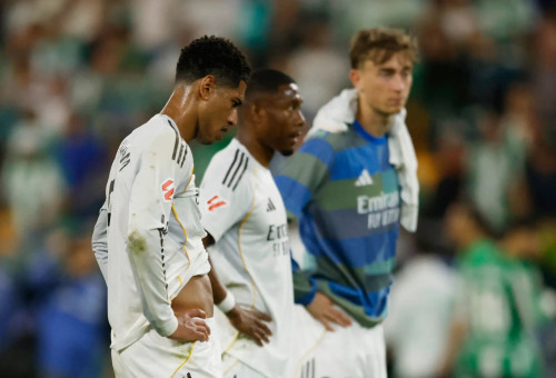 שחקני ריאל מדריד מאוכזבים (צילום: רויטרס)