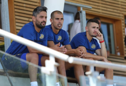 אצילי, יצחקי ובן חיים (צילום: מכבי תל אביב - האתר הרשמי)