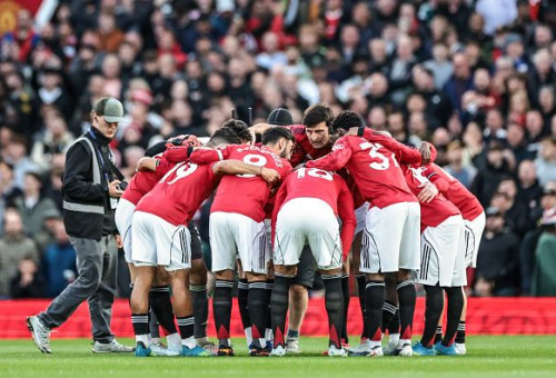 שחקני מנצ'סטר יונייטד (צילום: Mark Cosgrove/News Images/NurPhoto via Getty Image)