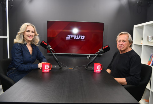 דנית ברביבאי וד"ר זאב דגני (צילום: אבשלום ששוני)