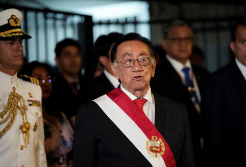 נשיא פרו חוסה מריה בלקאסר (צילום: רויטרס)