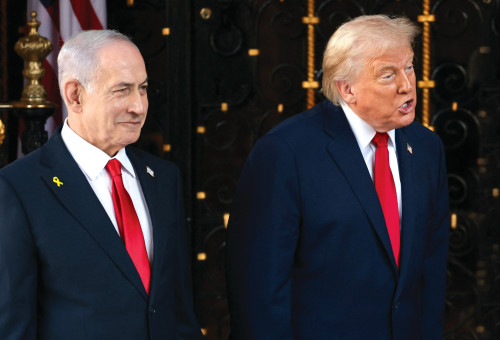 דונלד טראמפ, בנימין נתניהו (צילום: רויטרס)
