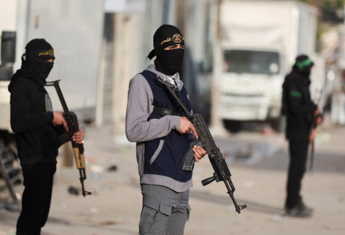 חמאס ברצועת עזה (צילום: REUTERS/Dawoud Abu Alkas)