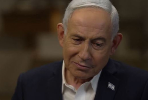 ראש הממשלה בנימין נתניהו בראיון ל-"60 דקות" (צילום: צילום מסך רשתות חברתיות)