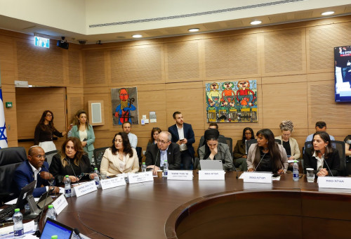 הדיון באלימות בני הנוער בוועדת החינוך בכנסת (צילום: דוברות הכנסת, נועם מושקוביץ)