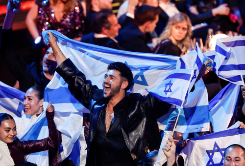 נועם בתן בגמר אירוויזיון 2026 (צילום: רויטרס)