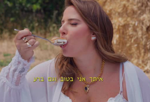 דניאל עמית משיקה את העוגה החדשה שלה (צילום: צילום מסך אינסטגרם)