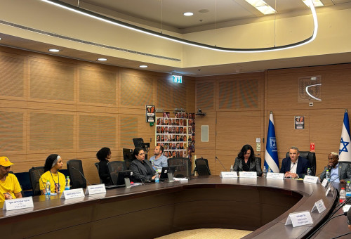 דיון בנושא היעלמותה של היימנוט קסאו (צילום: ללא קרדיט)