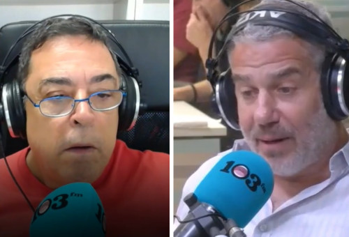 ינון מגל, בן כספית (צילום: 103FM)
