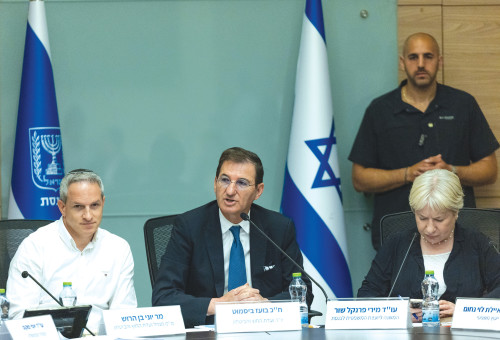 בועז ביסמוט ועדת חוץ וביטחון מאי 2026  (צילום: יונתן זינדל, פלאש 90)