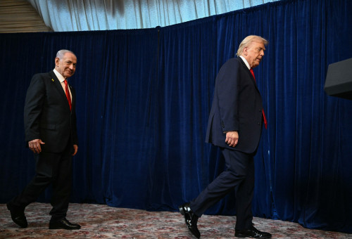 דונלד טראמפ ובנימין נתניהו (צילום: gettyimages)