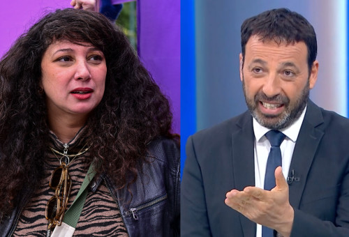רביב דרוקר, שי-לי עטרי (צילום: צילום מסך ערוץ 13, אבשלום ששוני פלאש 90)