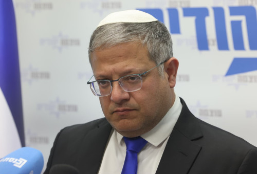 השר לביטחון לאומי איתמר בן גביר (צילום: מרק ישראל סלם)