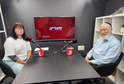 פודקאסט הסייבר של מעריב עם הרב שלמה קליש (צילום: מעריב אונליין)