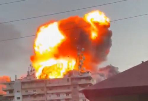 תקיפת צה"ל בעיר צור בלבנון (צילום: שימוש לפי סעיף 27א')