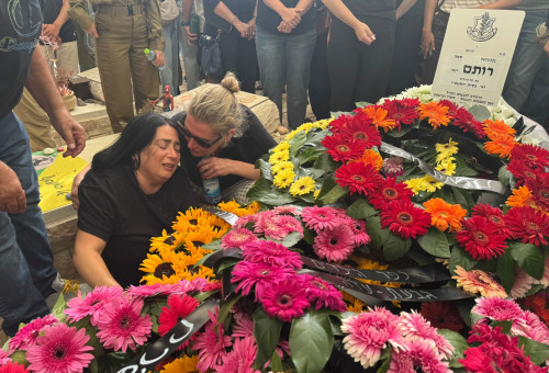 הלווייתה של סמל רותם ינאי ז''ל (צילום: יואב איתיאל, וואלה!)