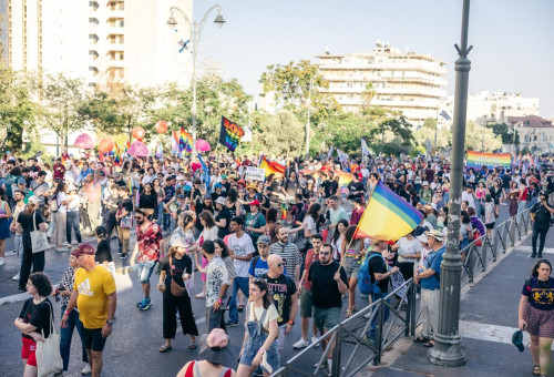 מצעד הגאווה והסובלנות בירושלים (צילום: באדיבות הבית הפתוח בירושלים)