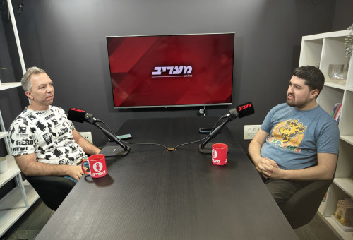 ליאור נוביק ועידו ברוש (צילום: מעריב אונליין)