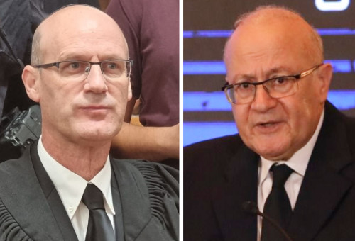 מיכאל ראבילו, יוסף אלרון (צילום: שחר שחר, דוברות לשכת עורכי הדין,אברהם בלוך)