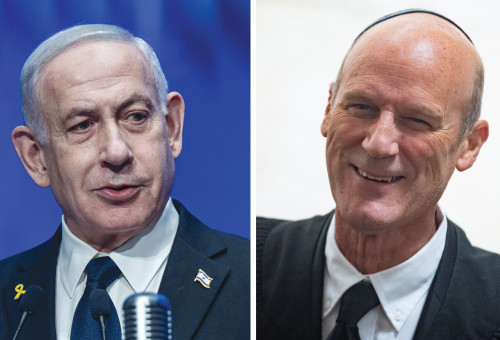 מיכאל ראבילו, בנימין נתניהו (צילום: יונתן זינדל פלאש 90)