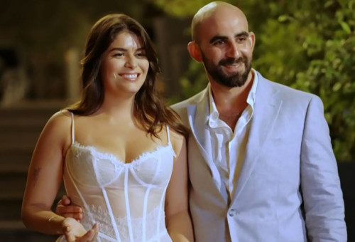 נוי ואביתר, "חתונה ממבט ראשון" (צילום: צילום מסך קשת 12)