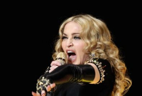 מדונה בהופעה, ארכיון (צילום: Getty images)