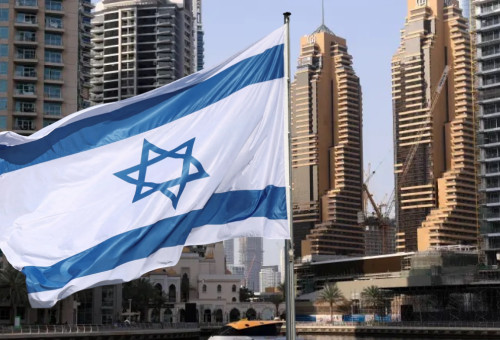 דגל ישראל, דובאי (צילום: רויטרס,REUTERS/Liesa Johannssen)