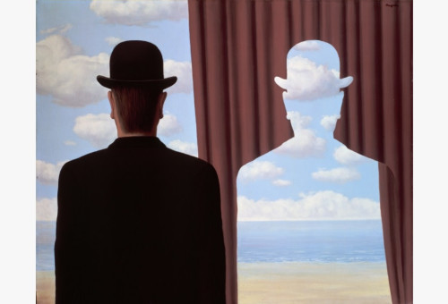 רנה מגריט - האדם שנחתך מתוך העולם (צילום: Image courtesy of Centre Pompidou )