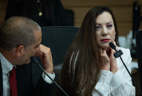 טלי גוטליב בדיון בוועדת הכנסת על חסינותה (צילום: יונתן זינדל, פלאש 90)