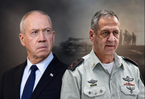 אביב כוכבי, יואב גלנט (צילום: אילוסטרציה,בינה מלאכותית)