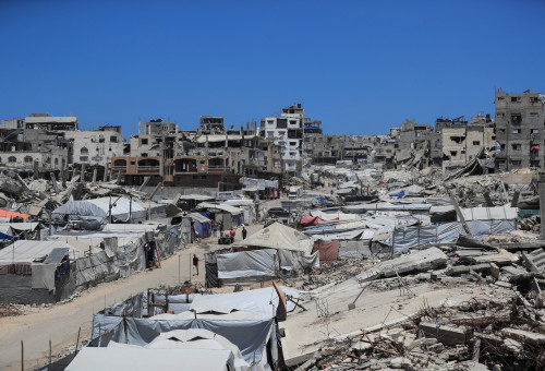 העיר עזה (צילום: REUTERS/Dawoud Abu Alkas)