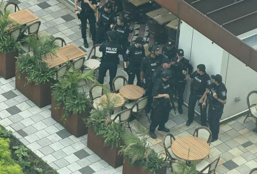 משטרת קנדה במונטריאול באירוע הירי (צילום: ללא קרדיט)