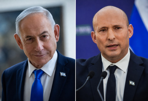 נפתלי בנט, בנימין נתניהו (צילום: אבשלום ששוני,יונתן זינדל, פלאש 90)