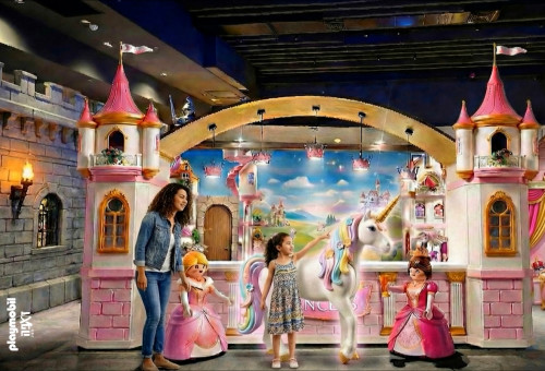 פליימוביל טירה נסיכות ויוניקורן  (צילום: אורי הירשלר)