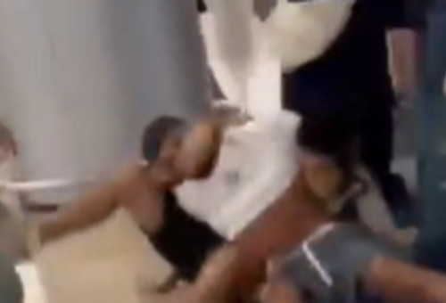 מהומה בנתב"ג  (צילום: שימוש לפי סעיף 27א')