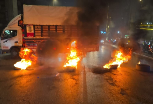  עימותים בביירות בעקבות הסכם עם ישראל (צילום: רשתות ערביות)