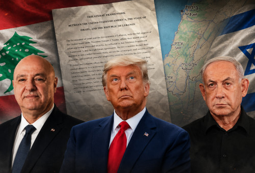 בנימין נתניהו, ג'וזף עאון, דונלד טראמפ (צילום: רויטרס)