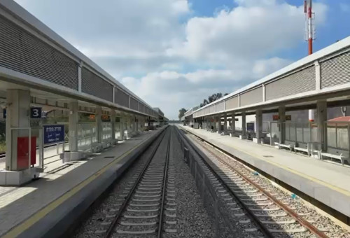 תחנת רכבת חדרה מזרח (צילום: רכבת ישראל)