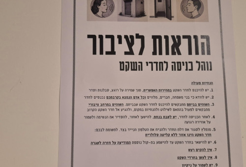 ירדנה הורביץ ורחלי ישורון - חדר השקט העתידי (צילום: הילה יניב)