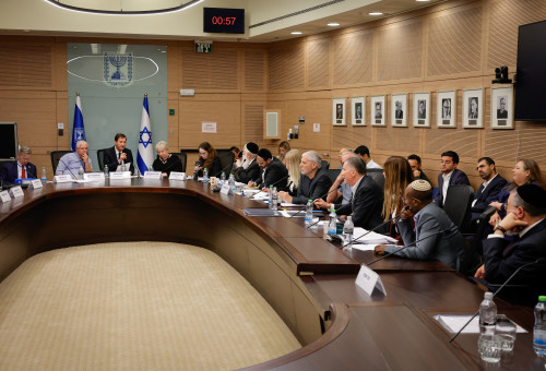 דיון להקפאת ההליכים הפליליים נגד תלמידי ישיבות (צילום: נועם מושקוביץ, דוברות הכנסת)