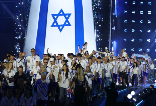טקס הפתיחה של המכביה 2026 (צילום: דני מרון)