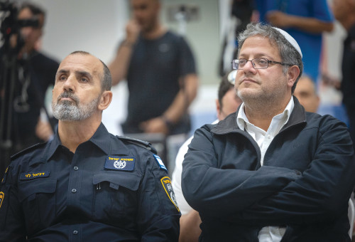 איתמר בן גביר, דני לוי (צילום: חיים גולדברג, פלאש 90)