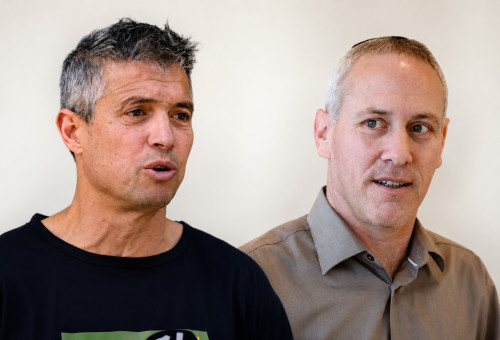 חילי טרופר ויועז הנדל (צילום: אבשלום ששוני, פלאש 90,יונתן זינדל פלאש 90)