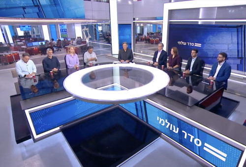 פאנל בערוץ 12 (צילום: צילום מסך ערוץ 12)