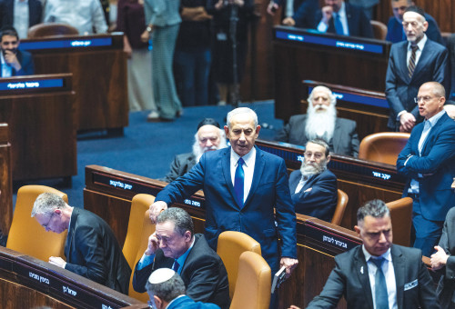 נתניהו - דיון בחוק העריקים - יולי 2026 (צילום: חיים גולדברג פלאש 90)