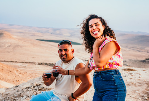 אירוע יין, גן לאומי עבדת (צילום: תמר גוב ארי)