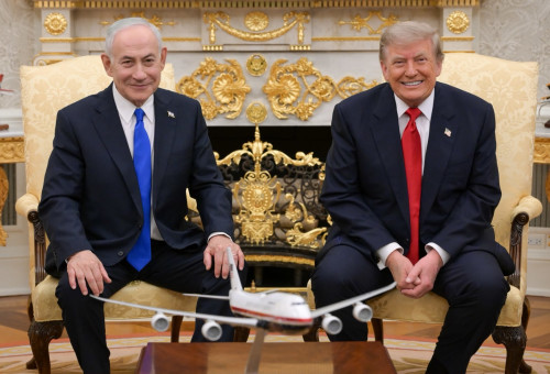 פגישת דונלד טראמפ ובנימין נתניהו (צילום: מעיין טואף/לע״מ)